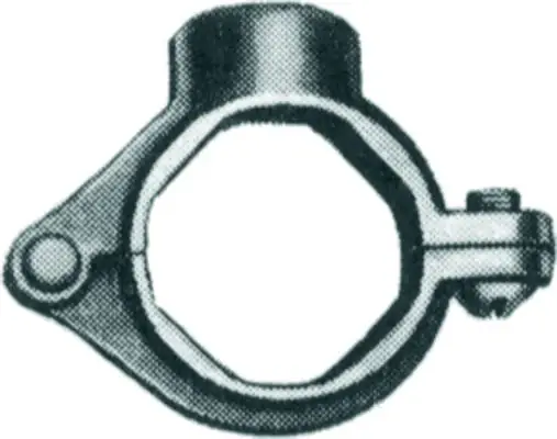 Fast Shipping Zenith 512H0200CP Hinged Extension Split Tube Clamp 2 in Pipe/Tube 180 lb Load