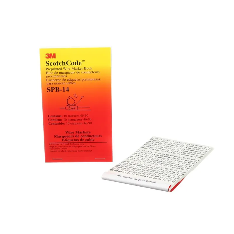 Order Now 3M 7000132487 ScotchCode Pre-Printed Wire Marker Book SPB-14