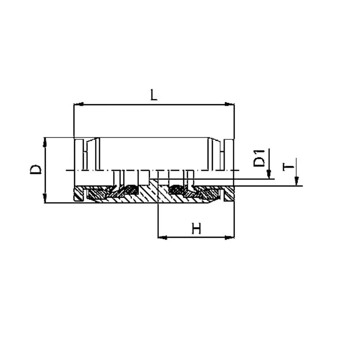 Numatics INB100-102-000 Union With Brass Release Ring and Buna-N O-Ring 1/2 in Clearance